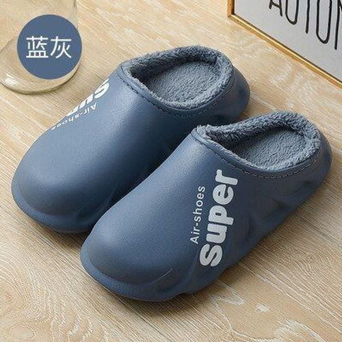 Pantoufles Imperméables Pour Femmes, Sandales Antidérapantes, En Coton Et Peluche, Chaussures D'intérieur Et D'extérieur, Super Hiver