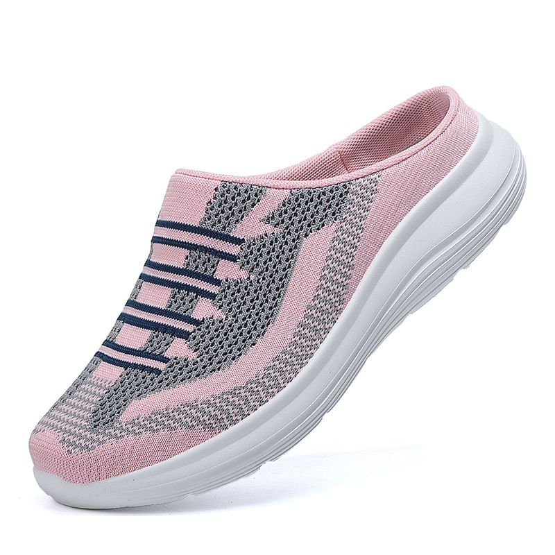 Pantoufles Lgres  Bout Rond Pour Femmes, Mules Plates, Pa...
