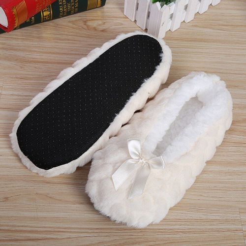 Pantoufles Moelleuses Pour Femmes, Chaussures D'hiver Pour La Maison, Peluche Épaisse, Fausse Fourrure, Antidérapantes, Douces, Mignonnes Et Amusantes