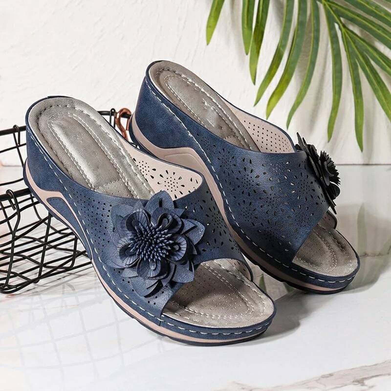 Pantoufles Orthopdiques En Cuir Souple Pour Femmes, Nouvell... - 2