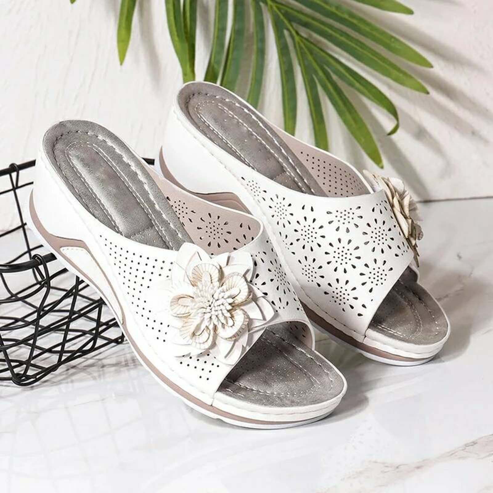 Pantoufles Orthopdiques En Cuir Souple Pour Femmes, Nouvell...