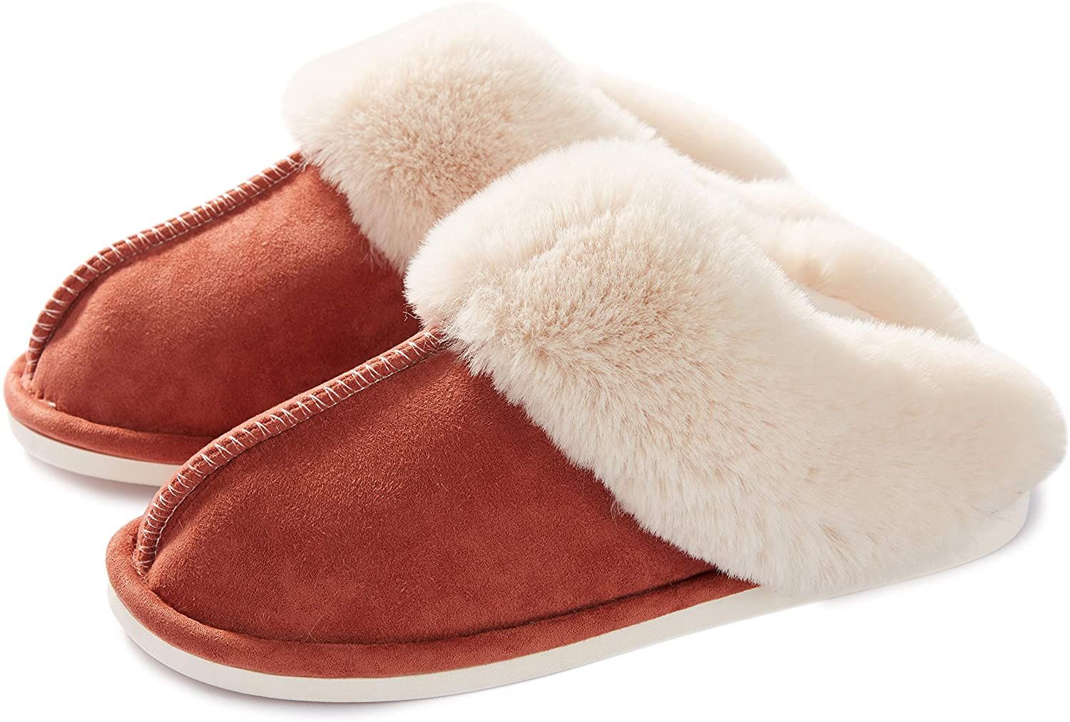 Pantoufles Plates En Peluche Pour Femmes, Lgres, Douces, C... - 7
