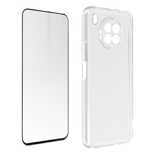 Coque Honor 50 Lite, Huawei Nova 8i Silicone Souple Verre Trempé 9h Transparent