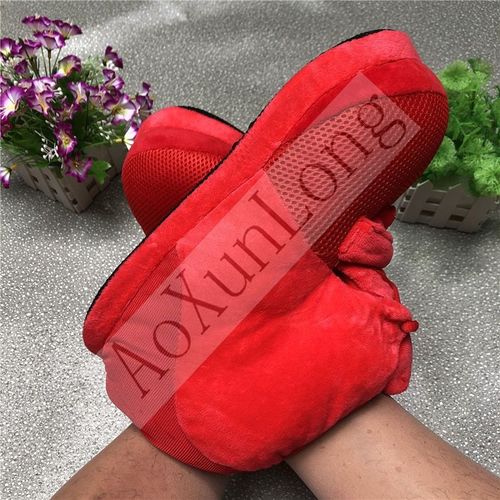 Pantoufles Unisexes Chaussures Chaudes D'hiver Pour Femmes, Chaussures Pain Mignonnes Pour La Maison, Pantoufles De Sol Pour Dames, Baskets Chaudes