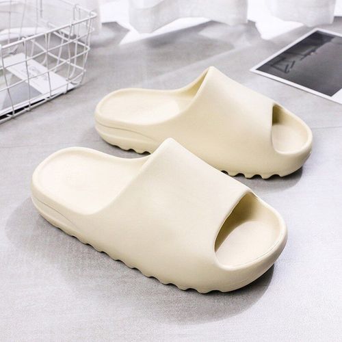 Pantoufles Unisexes Pour Hommes Et Femmes, Tongs Plate-forme, Bouche De Poisson, Cool Diapositives De Plage Douces Antidérapantes, Mignonnes Sandales De Dessin Animé Pour La Maison