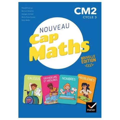 Cap Maths - Cm2 - Livre Élève Nombres Et Calculs + Cahier Géometrie + Dico Maths (Édition 2021)