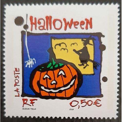 Timbre N° 3713  - Halloween - 2004