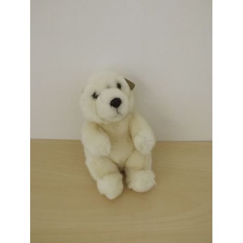 doudou peluche ours blanc wwf doudou Rakuten