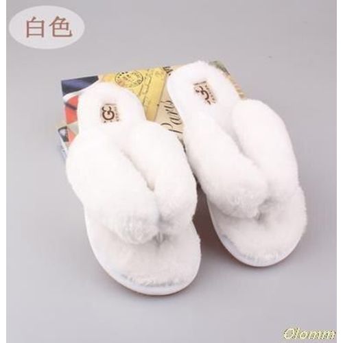 Sandales En Fourrure De Raton Laveur Pour Femmes, Chaussures Plates, Duveteuses, La Mode, Pantoufles Décontractées, En Poil De Renard