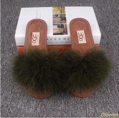 Sandales En Fourrure De Raton Laveur Pour Femmes, Chaussures...