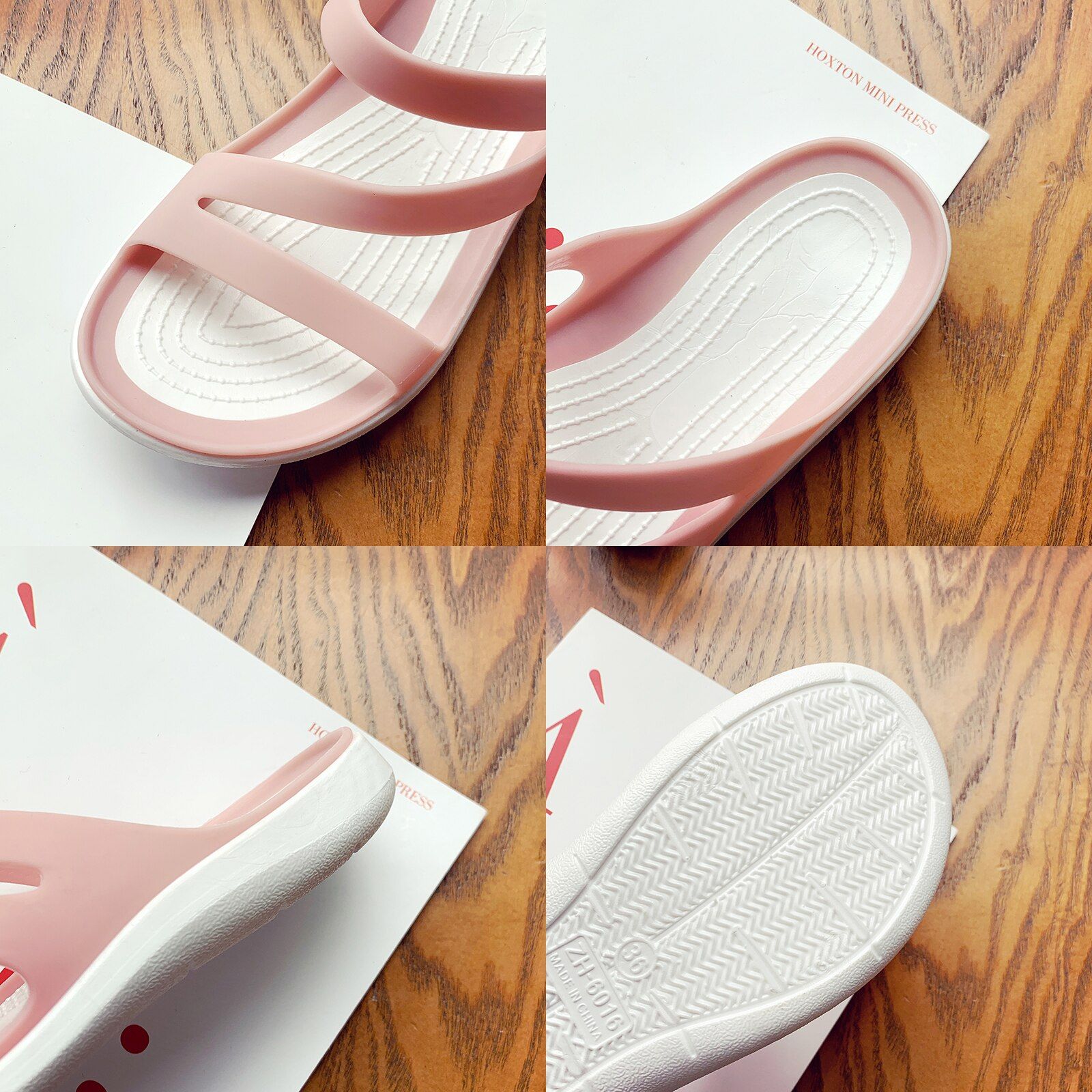 Sandales Ouvertes  Talons Bas Et Plats Pour Femmes, Pantouf... - 3