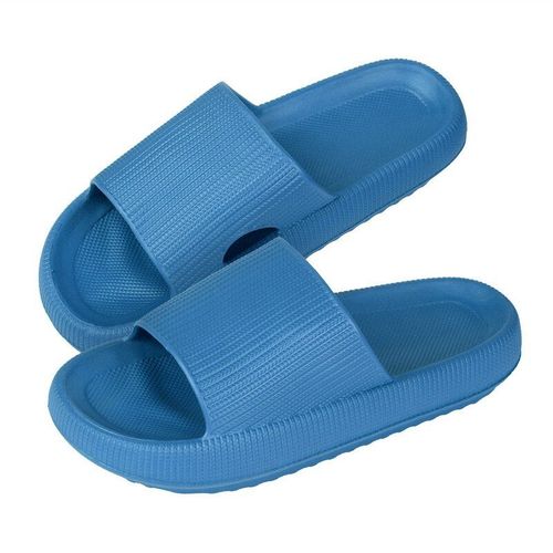 Sandales Unisexes Plateformepaisse Pour Femmes, Sandales De Plage Semelle Souple Eva, Chaussures Antidérapantes Pour Salle De Bain Intérieure Pour Hommes Et Femmes