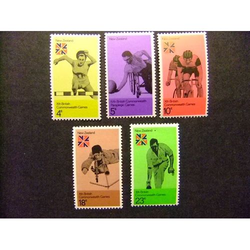 Nouvelle-Zélande Nouvelle-Zélande 1974 Iv Jeux Paraplégiques Yvert 603 / 07 ** Mnh
