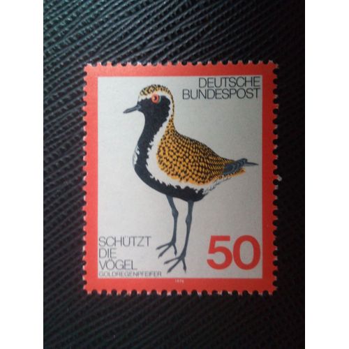 Timbre Allemagne / Rfa Yt 750 Pluvier Doré 1976 (140106)