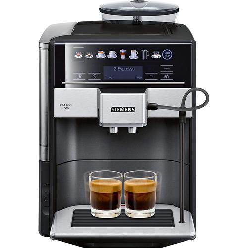 Siemens EQ.6 plus s500 TE655319RW - Machine à café automatique avec mousseur à lait - 19 bar - noir