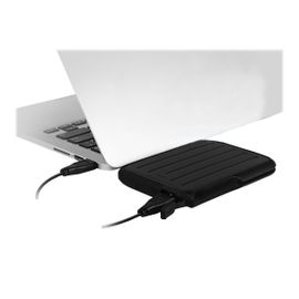 SILICON POWER Armor A66 - Disque dur - 2 To - externe (portable) - USB 3.2 Gen 1 - Noir/noir