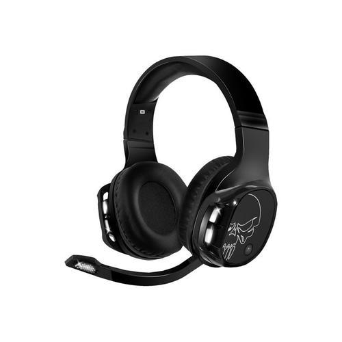 Spirit Of Gamer XPERT H1100 - Gaming - micro-casque - circum-aural - 2,4 GHz - sans fil - noir