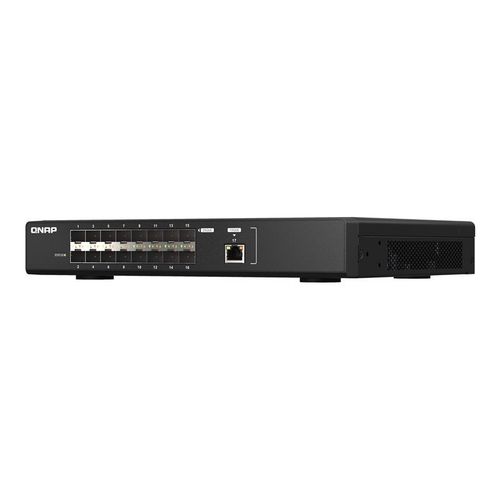 QNAP QSW-M5216-1T - Commutateur - Géré - 16 x 25 Gigabit SFP28 + 1 x 10 Gigabit Ethernet - Montable sur rack