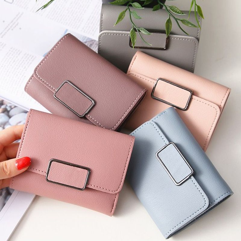 Portefeuille Pour Femmespetit Porte-monnaie Dcontractsolid... - 3