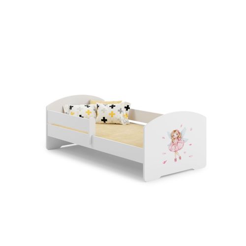 Lit Enfant + Matelas + Barriere De Securite 140x70