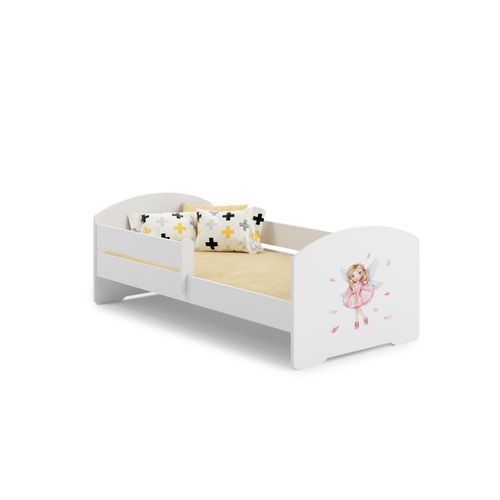 Lit Enfant + Matelas + Barriere De Securite 160x80