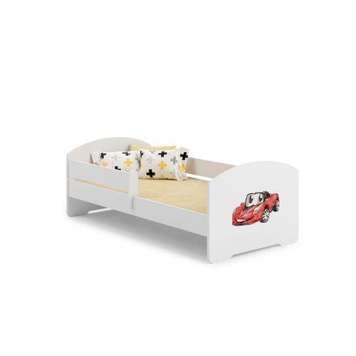 Lit Enfant + Matelas + Barriere De Securite 160x80