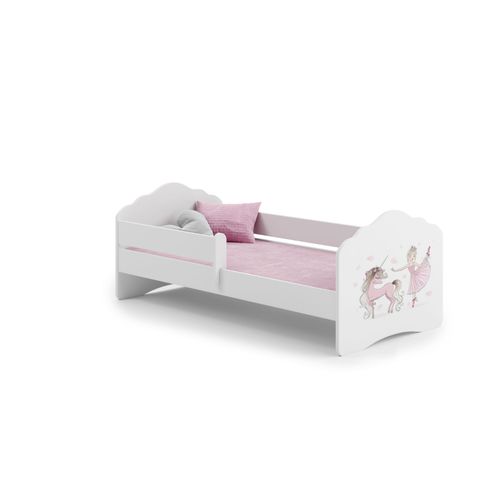 Lit Enfant + Matelas + Barriere De Securite 160x80
