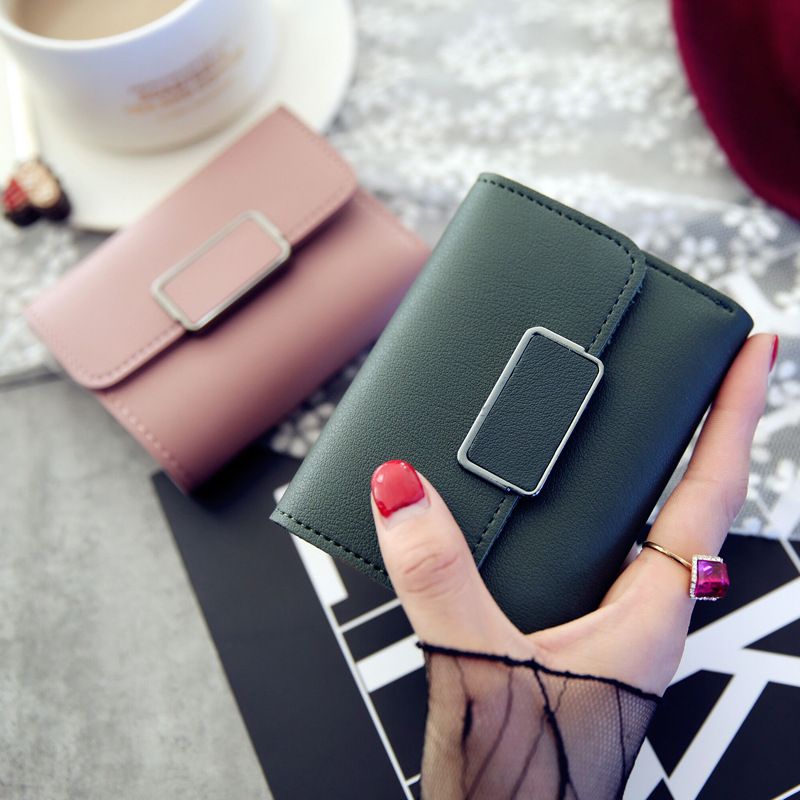 Portefeuille Pour Femmespetit Porte-monnaie Dcontractsolid... - 7