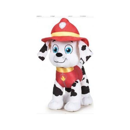 Peluche Pat Patrouille Marcus 30 Cm Chien Pompier - Doudou Enfant - Nouveaut?