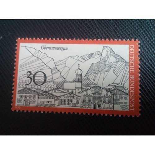 Timbre Allemagne / Rfa Yt 486 Oberammergau 1970 (140106)