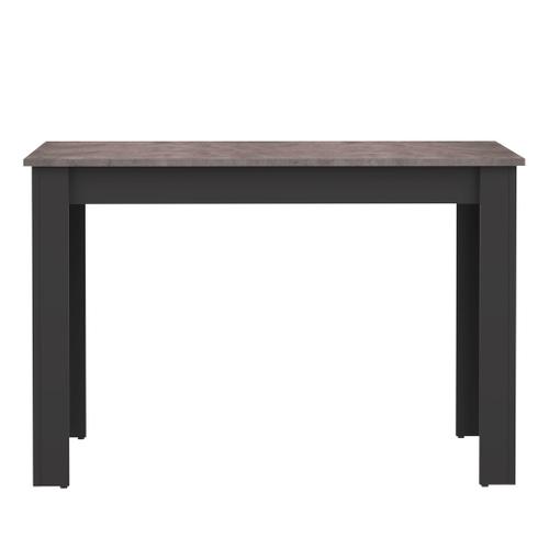 Table Nice Noir Et Béton 110 X 70 - Symbiosis