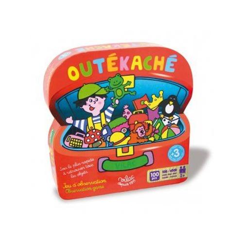 Jeu D'observation Outekache 100 Pieces En Bois - Cherche Et Trouve - Junior, Enfant 3-8 Ans - Nouveaute