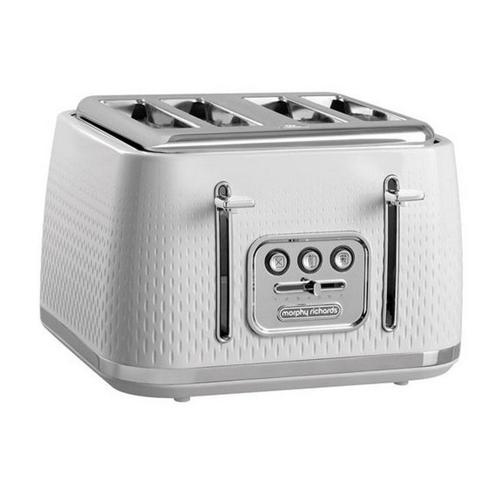 Morphy Richards Verve 243012 - Grille-pain - 4 tranche - 4 Emplacements - blanc