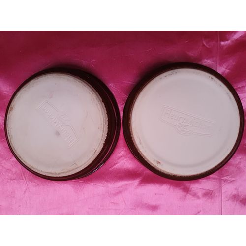 Lot De 2 Coupelles Basses Marrons