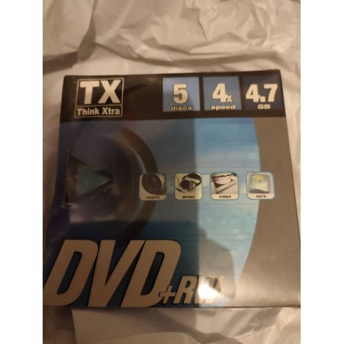 TX - DVD+RW - 4.7 Go - spindle