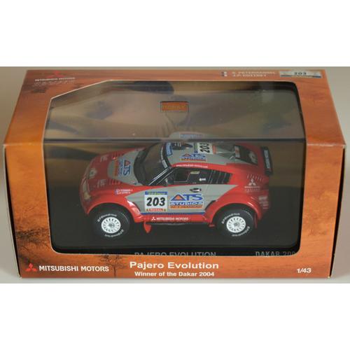 Mitsubishi Pajero Evolution 1er Paris-Dakar 2004 - Norev 1:43-Norev