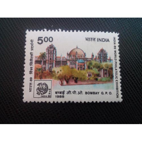 Timbre Inde Yt 995 Gpo De Bombay 1988 (150106)