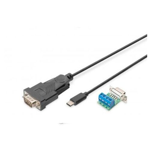ADAPTUSB TYPE C VERS SERIE DB9M 1M RS485 FTDI CHIPSET DA-70168