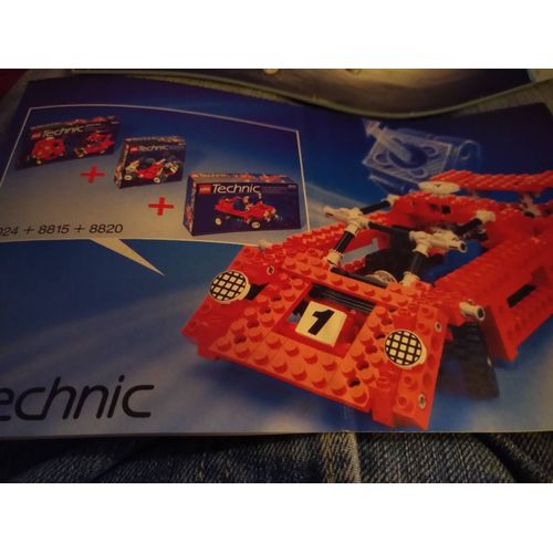 Guide de construction du grand bolide de course Technic combinant 8024 8815 et 8820 spécial collectionneur passionné