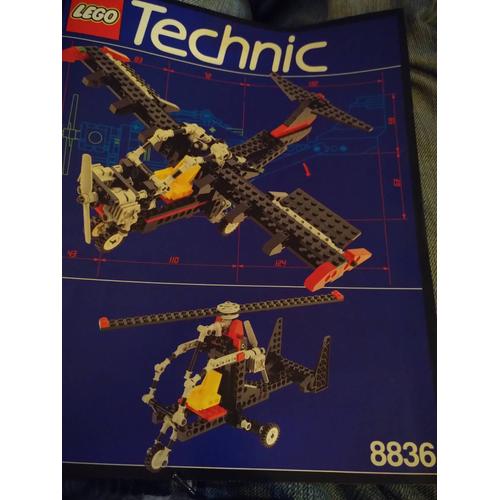 Lego Technic 8836 Guide De Construction + 8720 Avion Hélicoptère