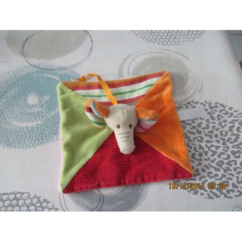 Doudou Plat Éléphant Happy Horse