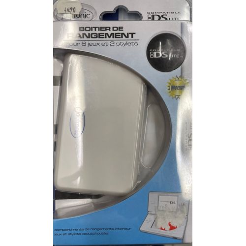 Boitier De Rangement 6 Jeux Et 2 Stylets Console Ds Lite
