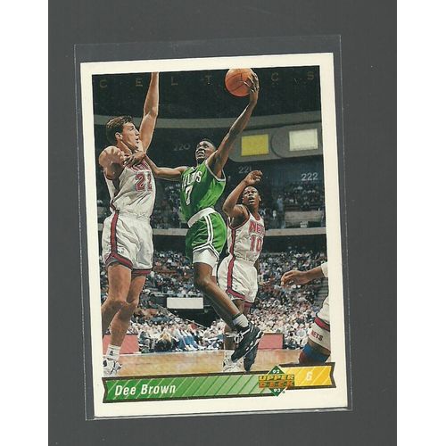 Carte Nba Upper Deck 1992-1993 #100 Dee Brown
