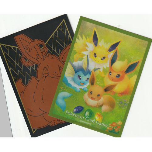 2 Protèges Cartes (Sleeve) Pokemon - Ultra-Pro - Evoli - Pyroli