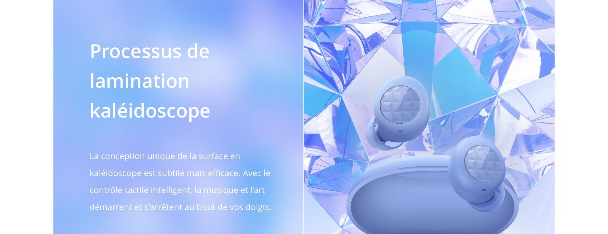 Realme Oppo Buds Q2 TWS Bluetooth 5.0 - �couteurs sans fil avec micro - Bleu image 2 | Rakuten