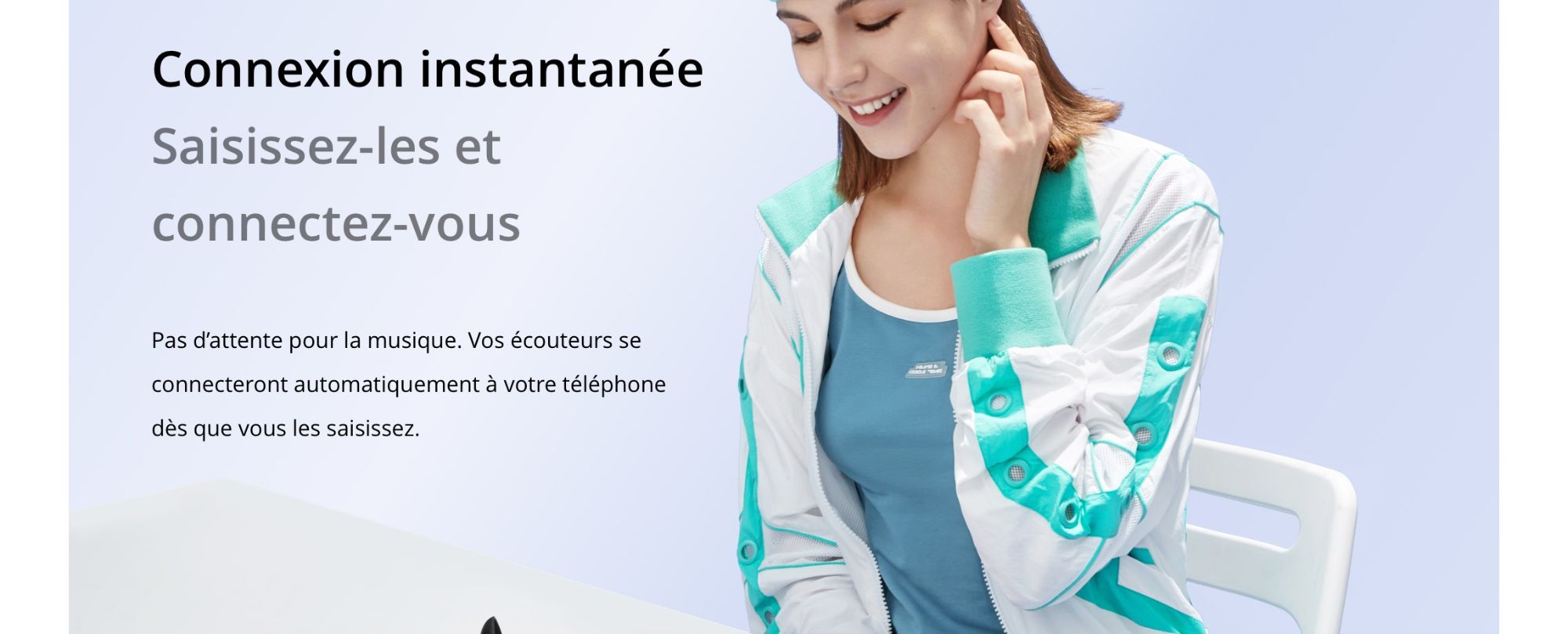 Realme Oppo Buds Q2 TWS Bluetooth 5.0 - �couteurs sans fil avec micro - Bleu image 1 | Rakuten