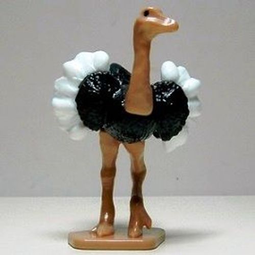 Figurine "Kinder" (2013) - L'autruche / Les Animaux Du Monde ( Ft008 / Ft-008 ) Avec Bpz