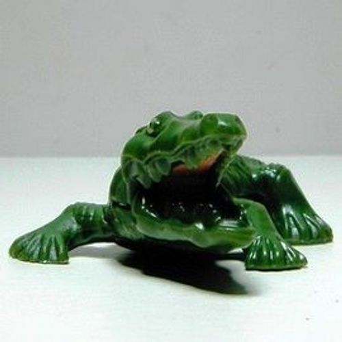 Figurine "Kinder" (2013) - Le Crocodile / Animaux Du Monde ( Dc006a / Dc-006a ) Avec Bpz
