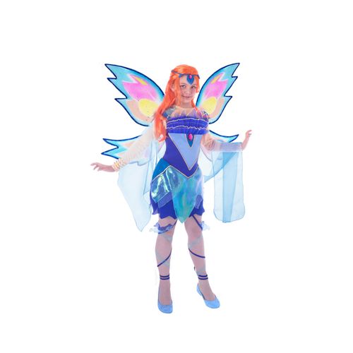 Déguisement Bloom Enfant Winx Club - Taille: 122/134 (7-9 Jahre)