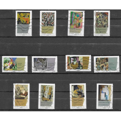 Série De Timbres De 2012 Sur La Peinture Du 20ème Siècle